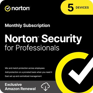 Norton Security for Professionals 2024 for 5 Devices [1-Month Subscription]